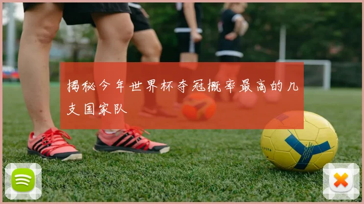 揭秘今年世界杯夺冠概率最高的几支国家队