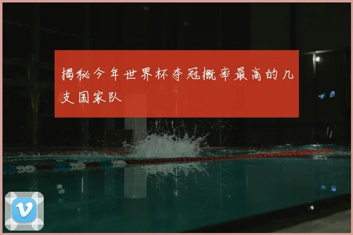 揭秘今年世界杯夺冠概率最高的几支国家队